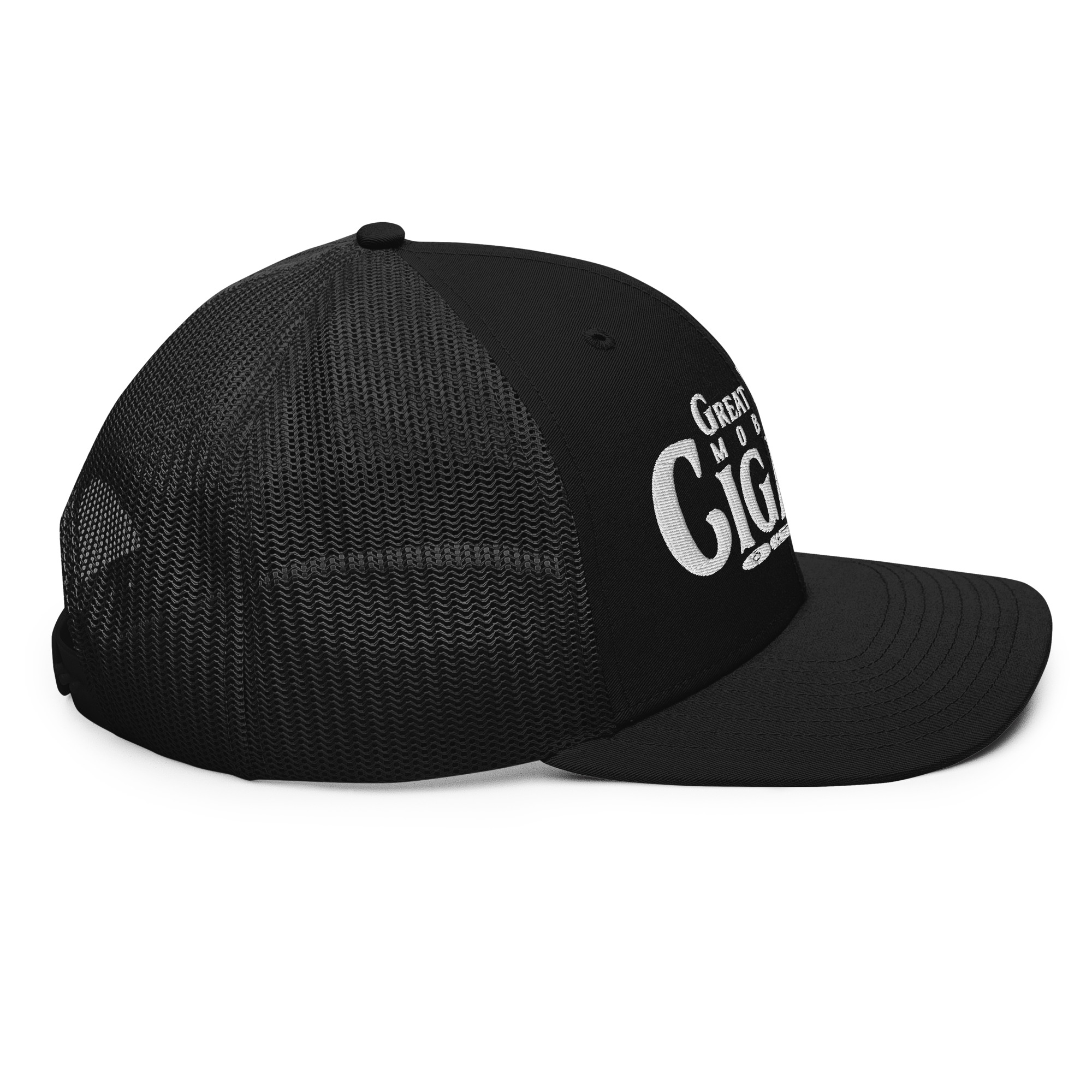 Great Lakes Mobile Cigars White Logo Richardson 112 Trucker Hat - Image 11