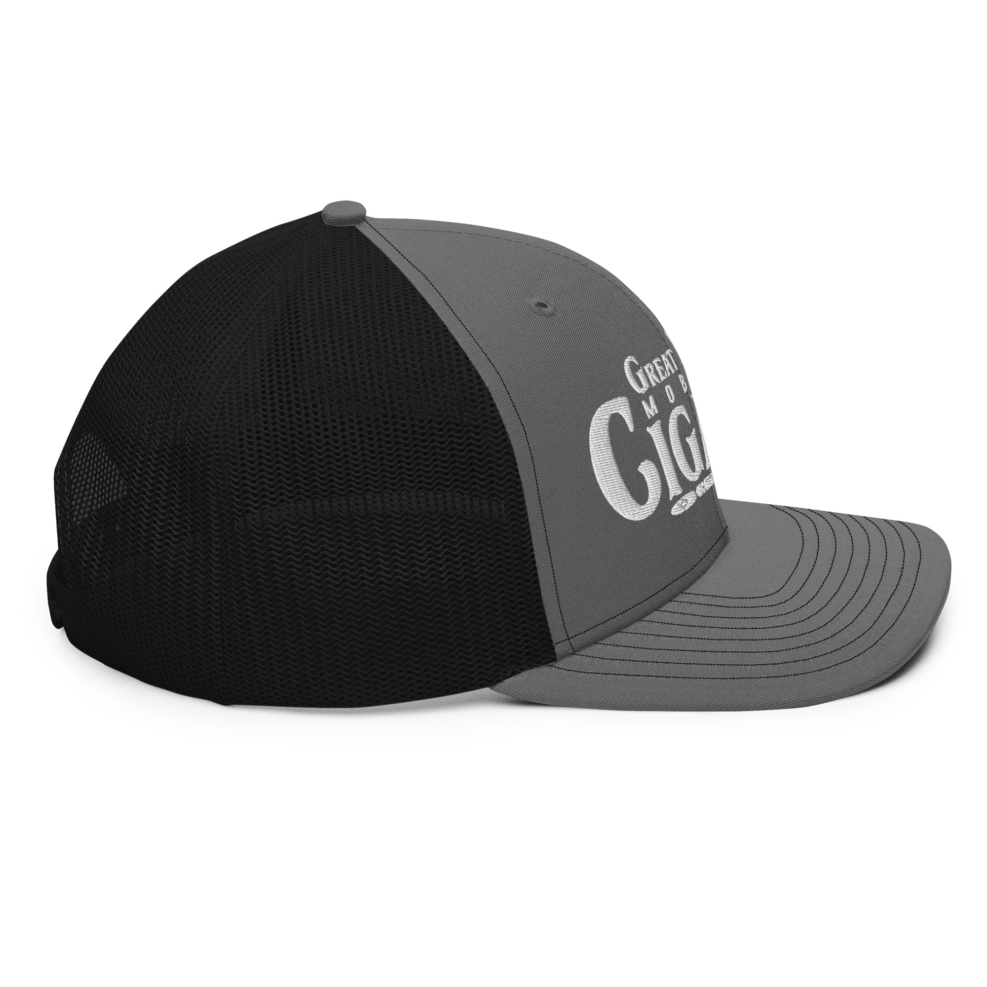 Great Lakes Mobile Cigars White Logo Richardson 112 Trucker Hat - Image 17