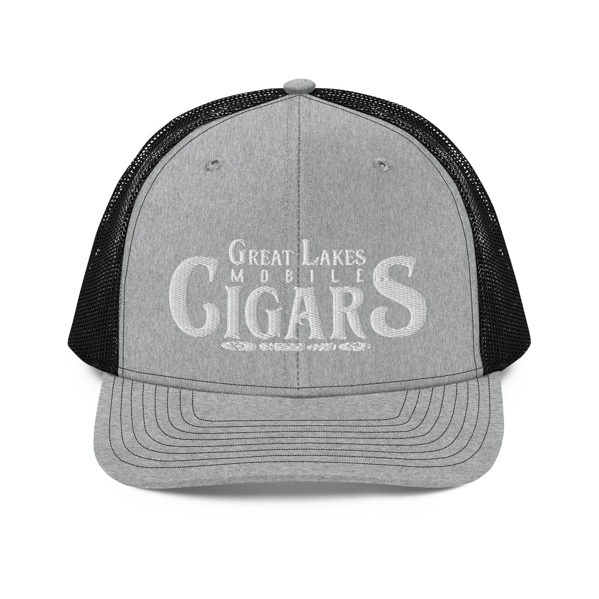 Great Lakes Mobile Cigars White Logo Richardson 112 Trucker Hat - Image 31