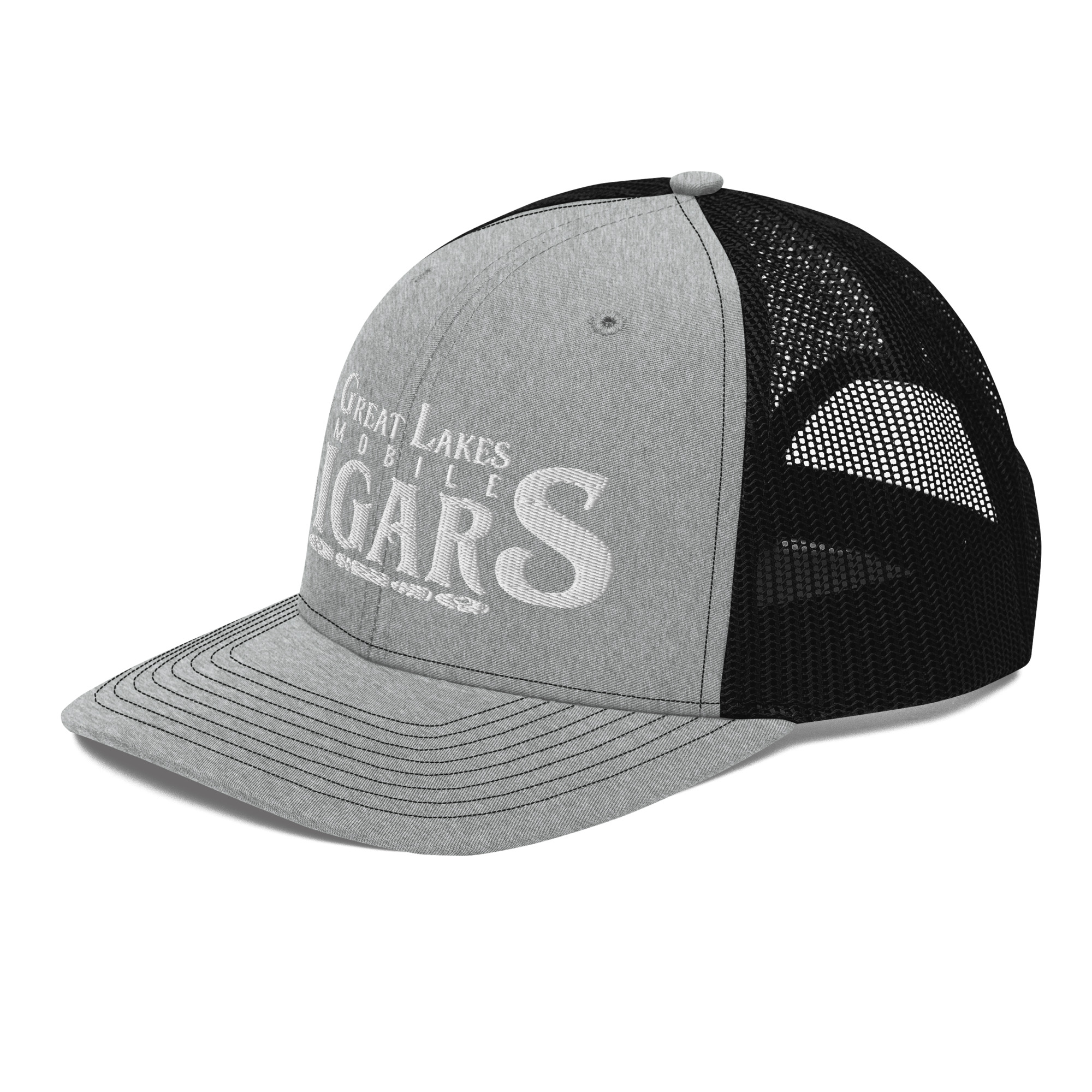 Great Lakes Mobile Cigars White Logo Richardson 112 Trucker Hat - Image 32