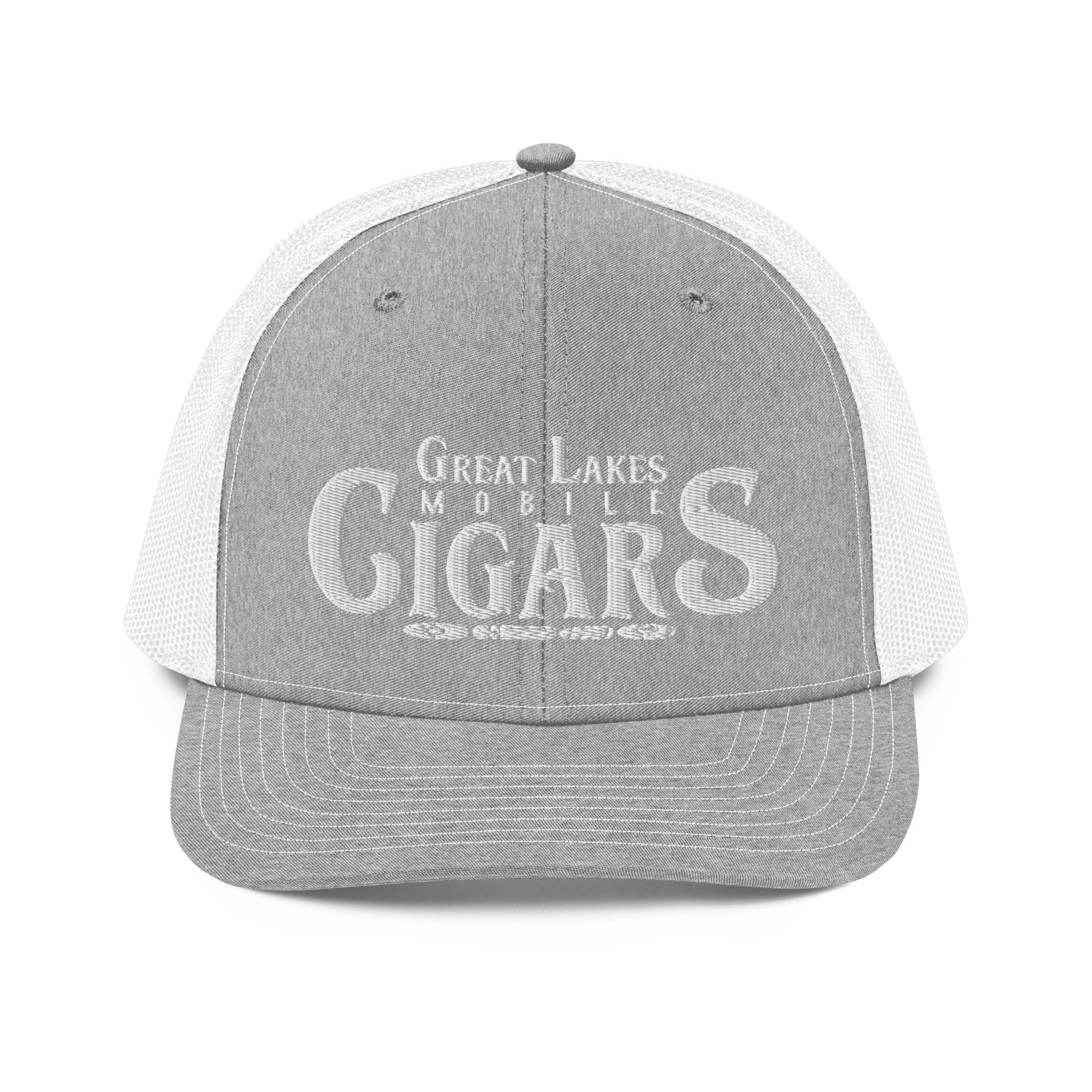 Great Lakes Mobile Cigars White Logo Richardson 112 Trucker Hat - Image 25