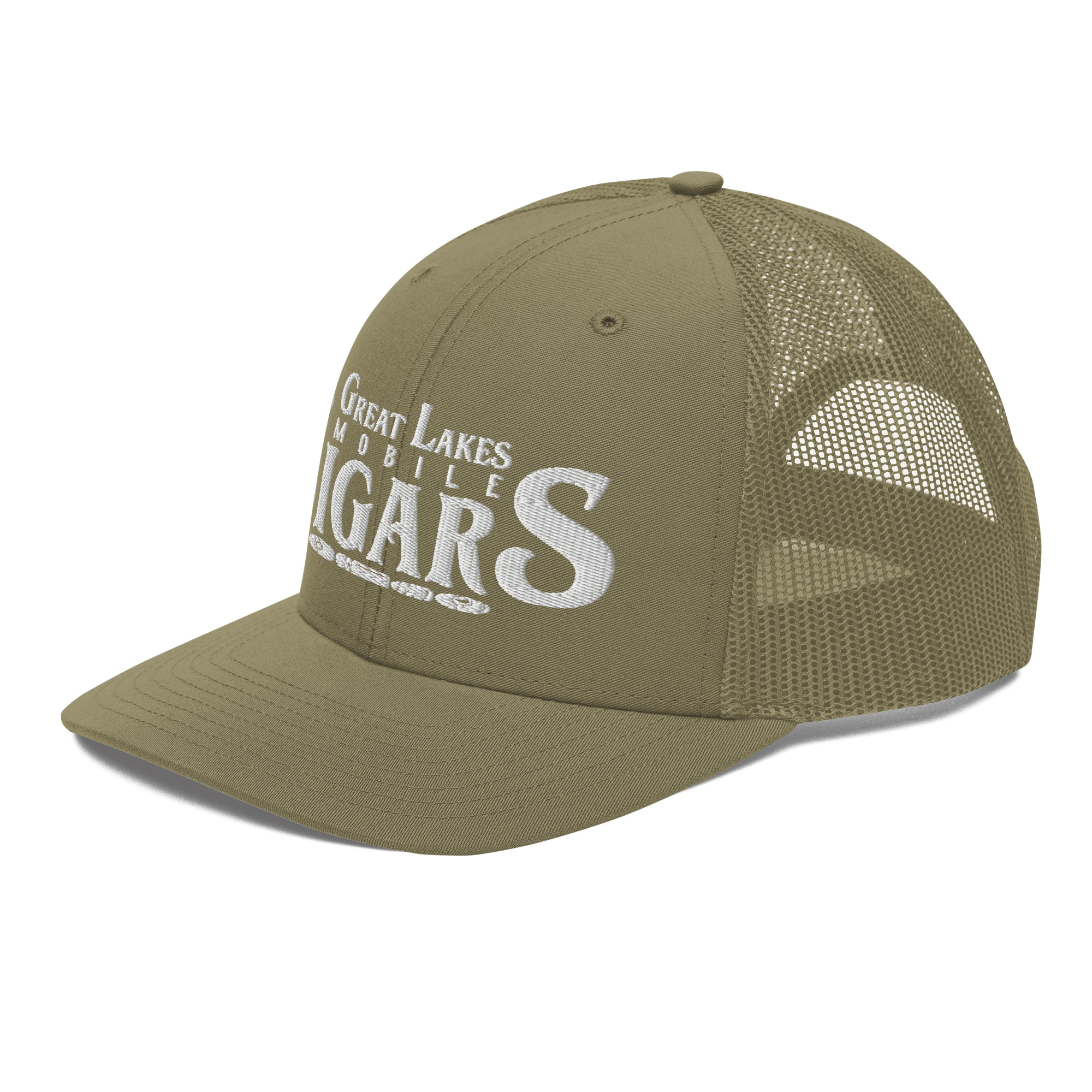 Great Lakes Mobile Cigars White Logo Richardson 112 Trucker Hat - Image 20