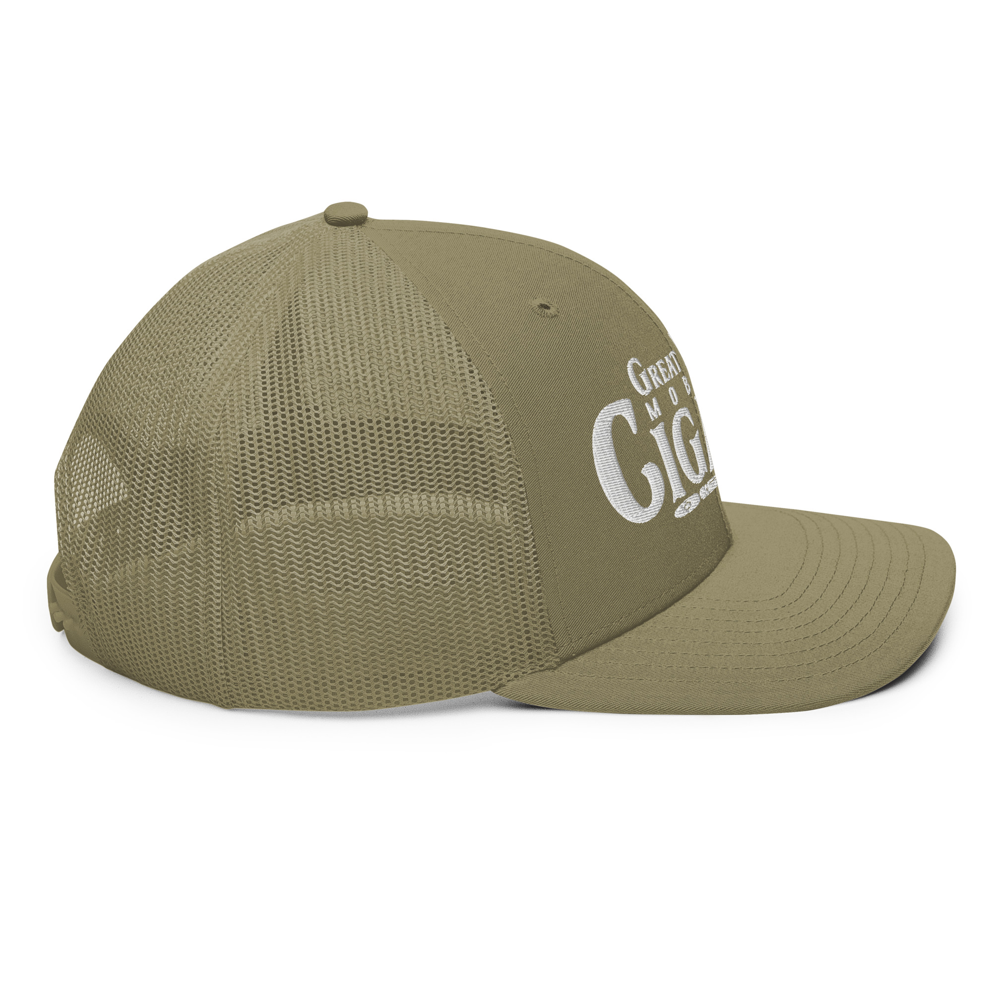 Great Lakes Mobile Cigars White Logo Richardson 112 Trucker Hat - Image 23