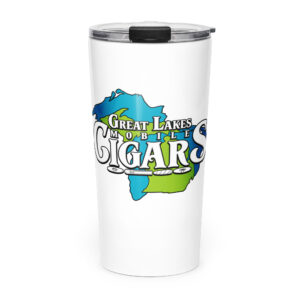 Great Lakes Mobile Cigars 20 oz White Tumbler